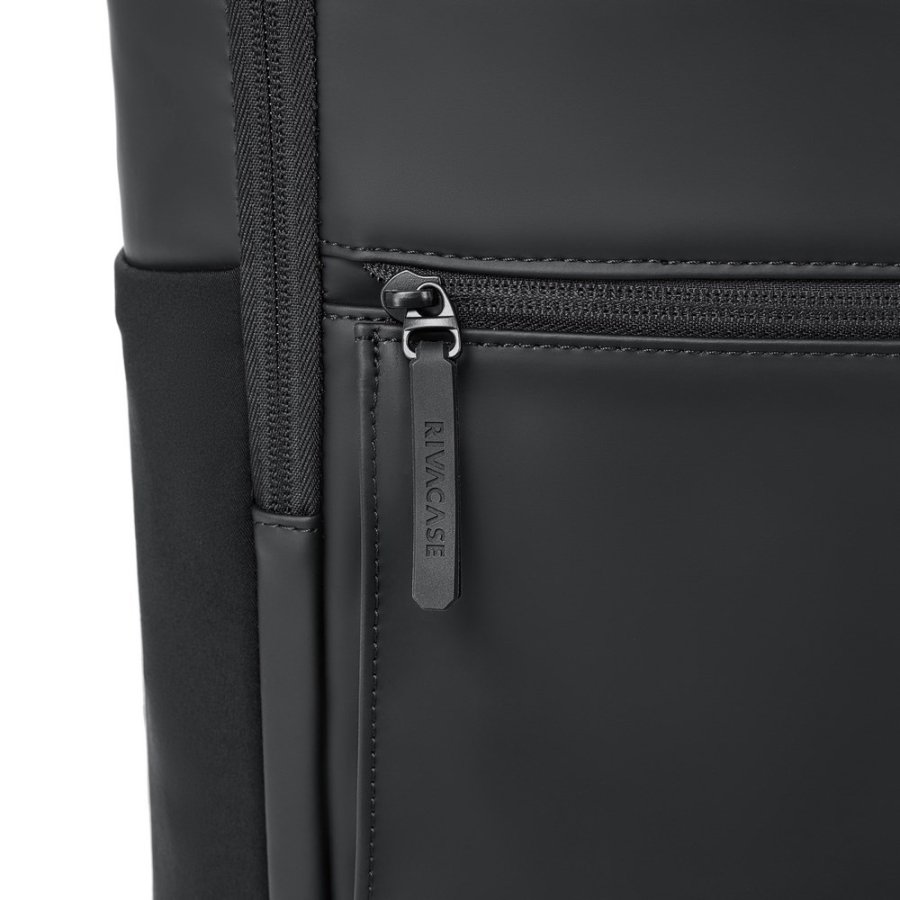 Rivacase Eden rygs�k City backpack Sort Polyester, PU-l�der #14