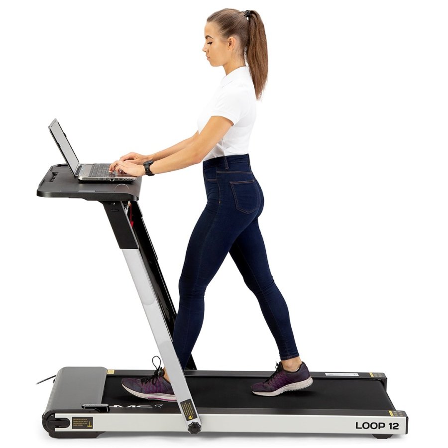 Elektrisk lbebnd med skrivebord HMS LOOP12 MULTI 1-12 km/t, gr #15