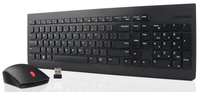 Lenovo 4X30M39497 tastatur Mus inkluderet Universel RF tr�dl�st QWERTY US engelsk Sort #1