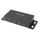 LogiLink UA0141A interface hub 480 Mbit/s Sort #1