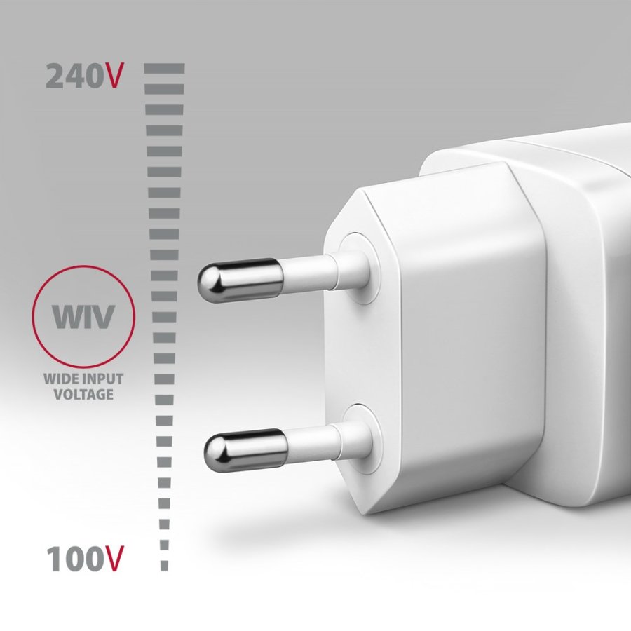Axagon ACU-PQ20W oplader til mobil enhed Universel Hvid Vekselstrm Hurtig opladning Indendrs #4