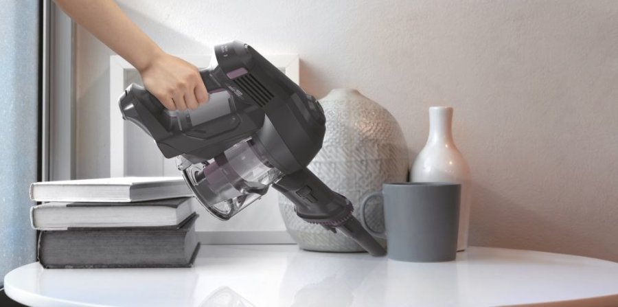 Hoover HF1 HF103X 011 Stick vakuum Batteri Dry Stof Posels 0,9 L 170 W Titanium #101