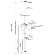 Equip 650606 tv-beslag 165,1 cm (65