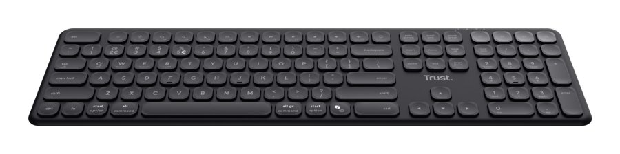 Trust Vaiya tastatur Universel USB + RF Wireless + Bluetooth US engelsk Sort #2