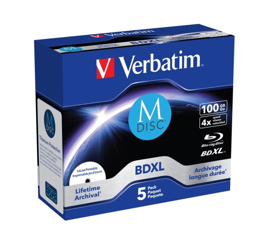 Verbatim 43834 blank Blu-ray disk BDXL 100 GB 5 stk #3