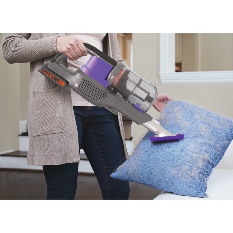 Black & Decker BHFEV182CP stav stvsuger & elektrisk kost 2-in-1 stick vacuum Batteri Dry Posels 36 W Violet 2 At #31