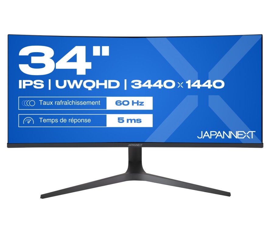 JAPANNEXT JN-IPS340UWQHD60C-C65W-HS computersk�rm 86,4 cm (34