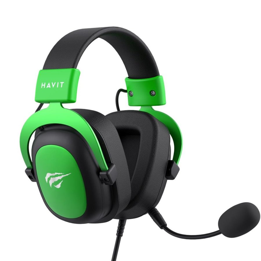 Havit H2002d Headset Ledningsfrt Spil Sort, Grn #5