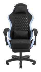 Mars Gaming MGC-X Fabric PC gamingstol Polstret s�de Sort, Bl� #2