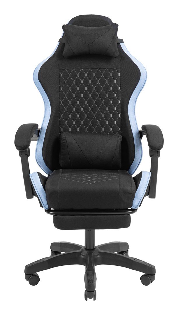 Mars Gaming MGC-X Fabric PC gamingstol Polstret s�de Sort, Bl� #2