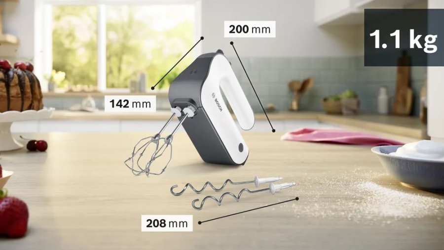 Bosch MFQ49300 hndmikser 850 W hvid-gr #4