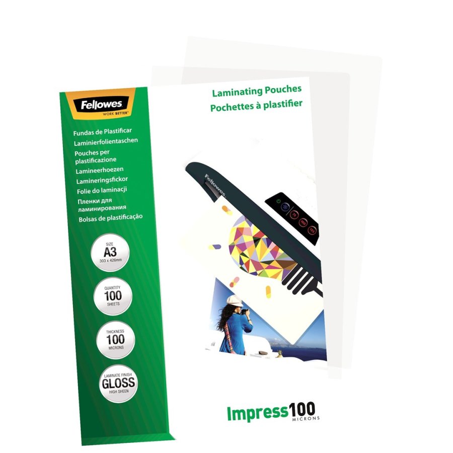 Fellowes 5351205 plastlomme 100 stk #5