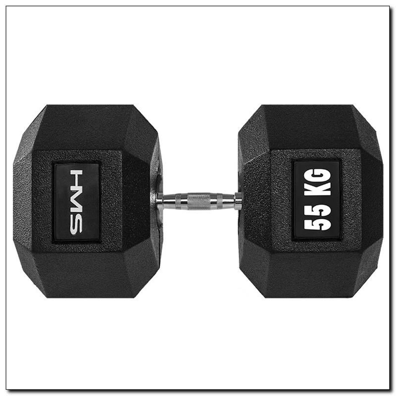 HMS Fitness HEX PRO 55 Hndvgt med fast vgt 55 kg 1 stk #1