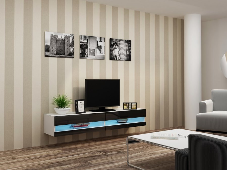Cama RTVVIGO180N b/c TV stativ & underholdningscenter 2 hylder #1