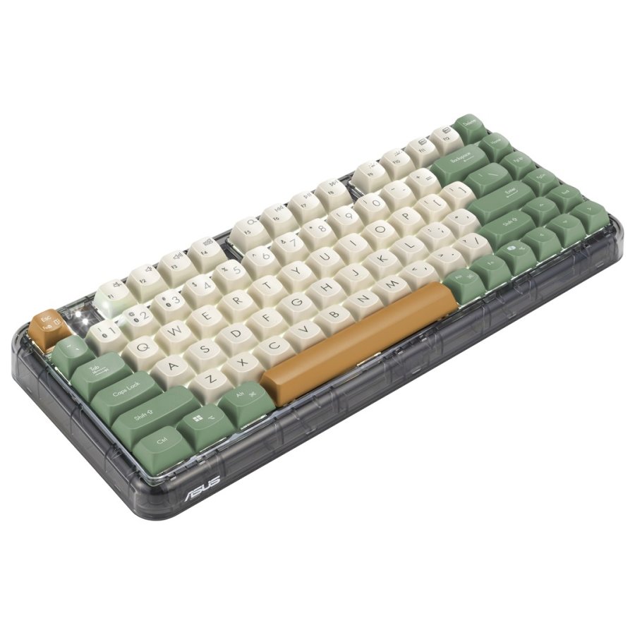 ASUS Jelly75 KD201 KEYBOARD/MK-WH/GE/83 tastatur Universel USB + RF Wireless + Bluetooth Flerfarvet #8