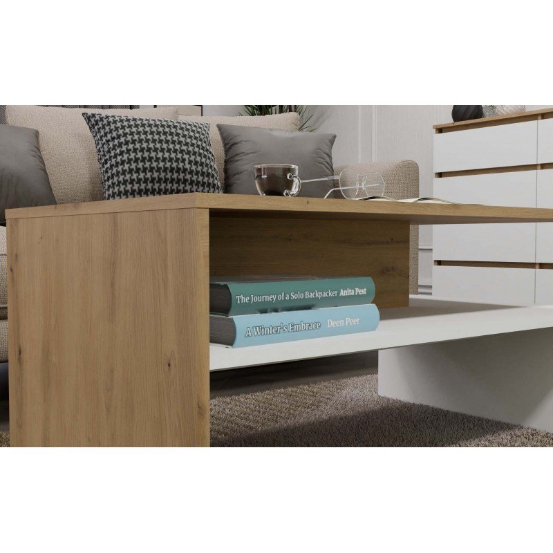 BOSTON artisan/hvid sofabord #3