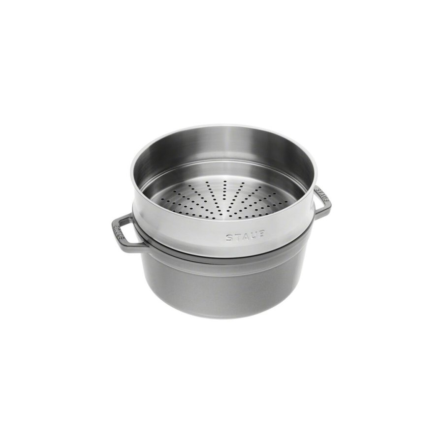 ZWILLING STAUB LA COCOTTE 5,25 L Rund Stbejern Gryde bradepande #7