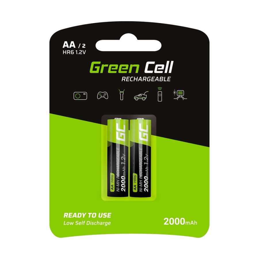 Green Cell GR06 husholdningsbatteri Genopladeligt batteri AA Nikkel-Metalhydrid (NiMH) #1