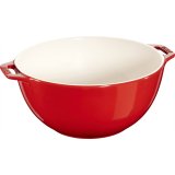Staub Bowl with Two Handles - 25 cm, Red #4
