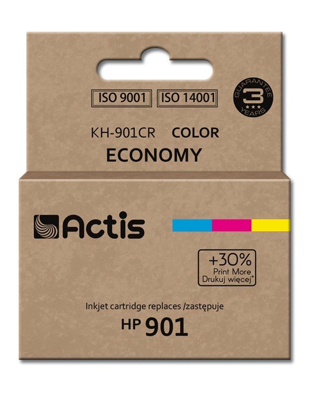 Actis KH-901CR Blk (erstatning HP 901 CC656AE; Standard; 21 ml; farve) #1