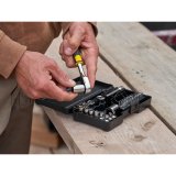 Stanley STMT82672-0 rachet skruengle 6,7,8,9,10,11,12,13,14 mm 1 stk Sort, Gul 72 #4