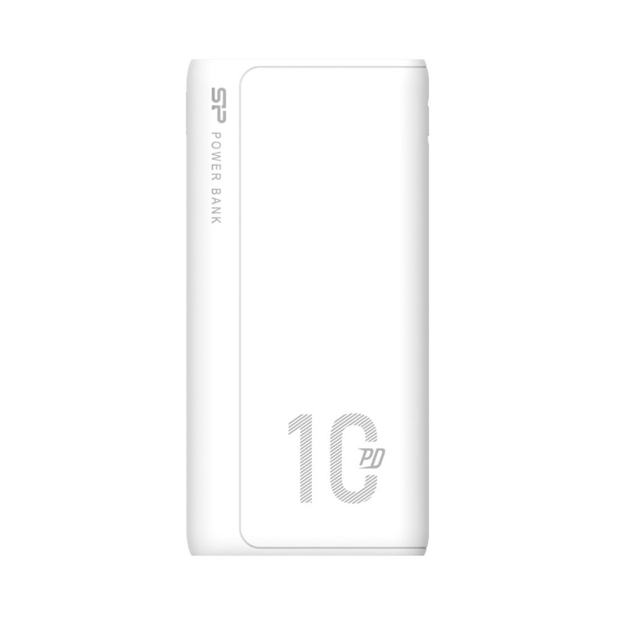 SILICON POWER QP15 Powerbank Eksternt batteri 10000 mAh 2x USB QC 3.0 1x USB-C PD (SP10KMAPBKQP150W) Hvid #1