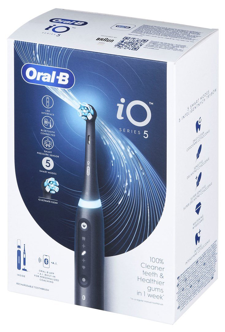 Oral-B IOSERIES5BL elektrisk tandbrste Voksen Vibrerende tandbrste Sort #15