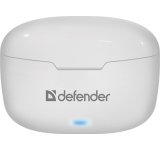 Bluetooth hovedtelefoner Defender TWINS 903 Hvid Multifarvet #8