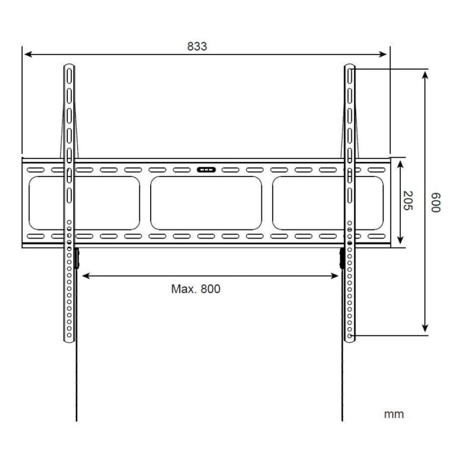 Techly ICA-PLB 860 tv-beslag 2,03 m (80