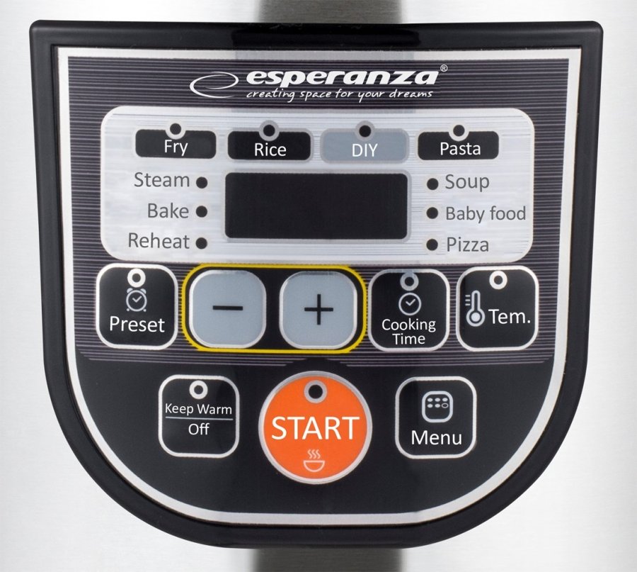 Esperanza EKG011 multi cooker 5 L 860 W Sort, Rustfrit stl #15
