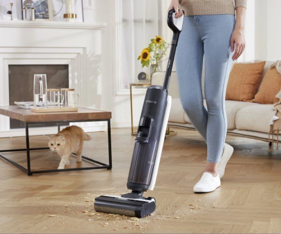 Tineco FLOOR ONE S5 Batteri Tr&vd Vand Posels Bl, Hvid #10