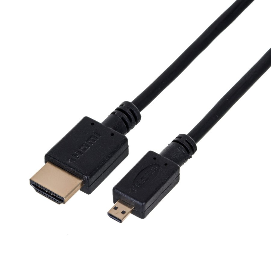 Gembird 1.8m HDMI-M/micro HDMI-M HDMI-kabel 1,8 m HDMI Type A (Standard) HDMI Type D (Micro) Sort #1