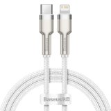 Kabel USB-C do Lightning Baseus Cafule White, Power Delivery, 20W, 1m (hvid) #1