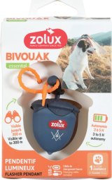 ZOLUX Bivouak Luminous Collar Pendel Valnd LED USB bl - hundemrke - 6x4x3 cm #1