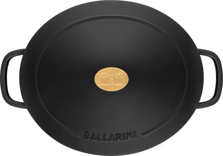 BALLARINI BELLAMONTE oval stbejernsgryde 75003-546-0 - 5,5 ltr sort #5