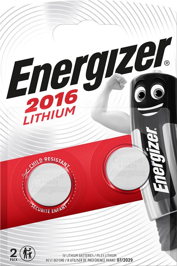 Energizer 7638900248340 husholdningsbatteri Engangsbatteri CR2016 Lithium #1
