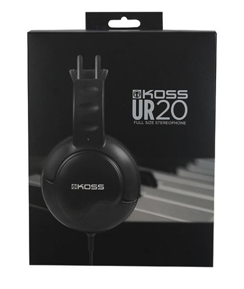 Koss UR20 Hovedtelefoner Ledningsfrt Headset Musik Sort #3