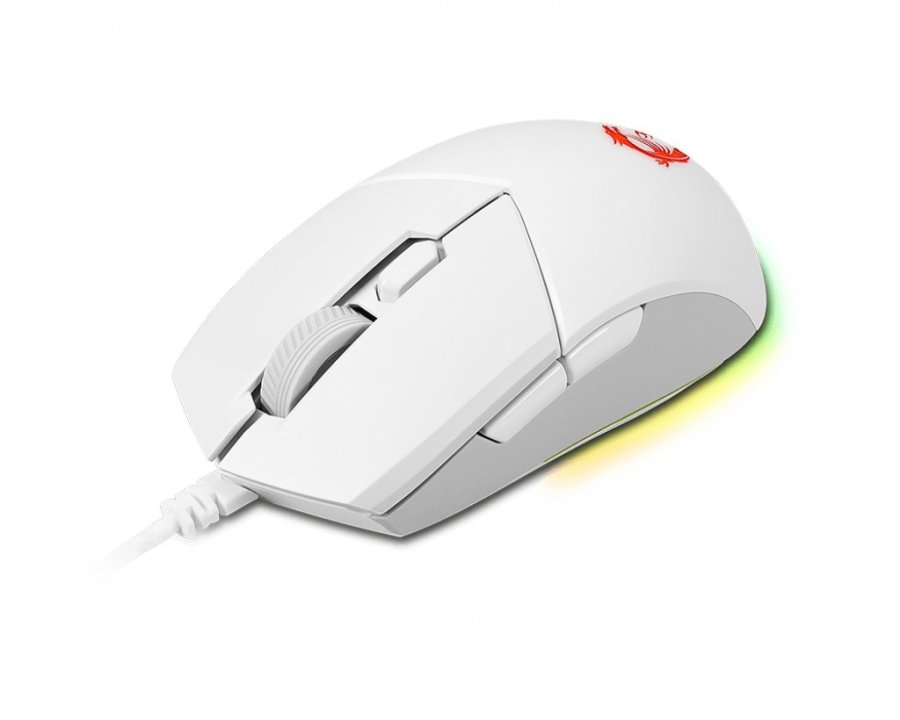 MSI CLUTCH GM11 WHITE mus Spil Ambidextrous USB Type-A Optisk 5000 dpi #4