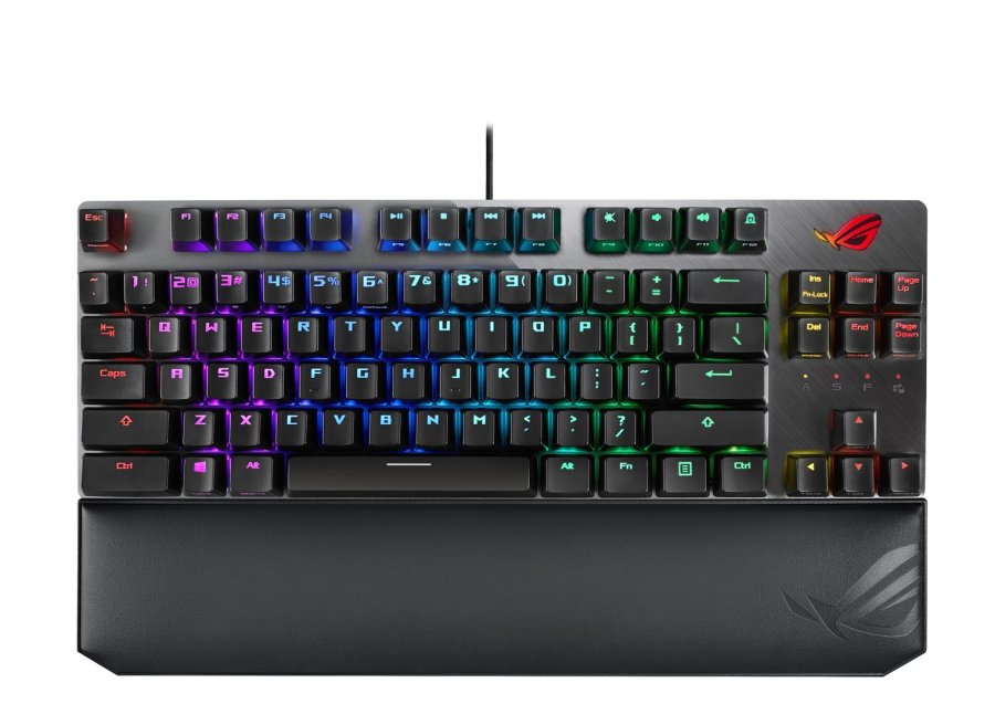 ASUS ROG Strix Scope NX TKL Deluxe tastatur Spil USB Tysk Sort, Gr #1