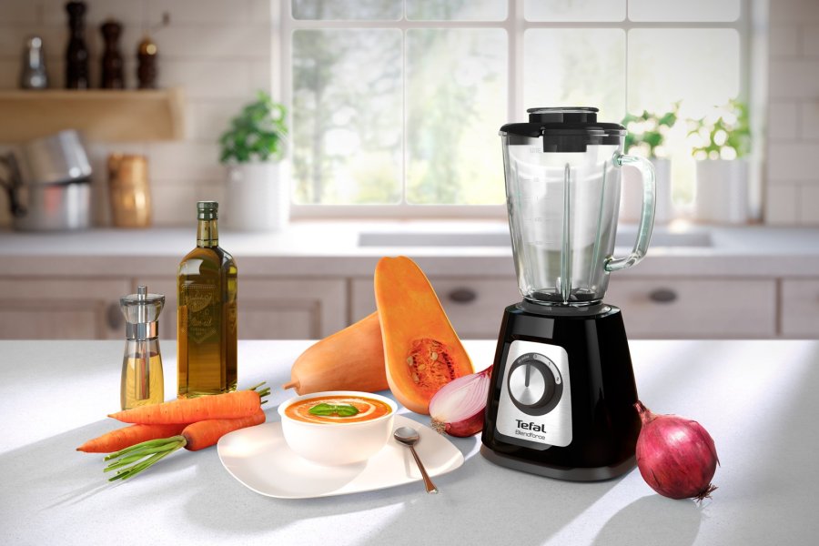Tefal BlendForce II BL4358 blender 1,25 L Bordplade blender 800 W Sort, Brstet stl #19