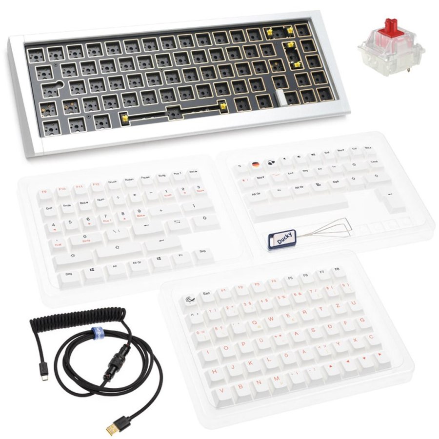 Ducky Outlaw 65 tastatur Universel USB Slv #1