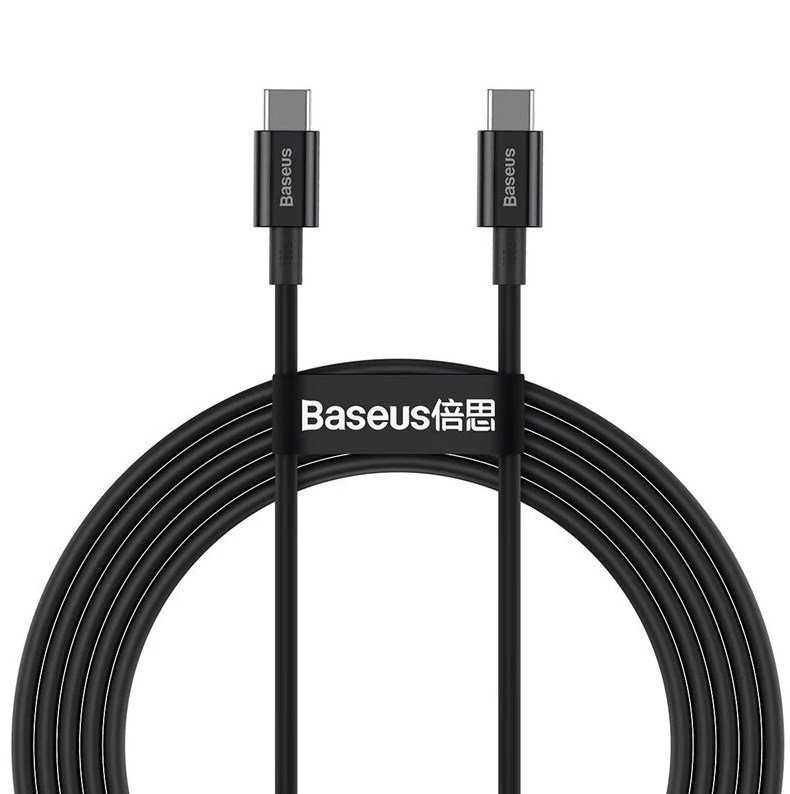 Baseus Superior USB-kabel USB 2.0 1 m USB C Sort #1