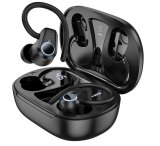 Hoco EQ8 Pure Joy Trdlst headset i rerne Opkald/musik Bluetooth Sort #1