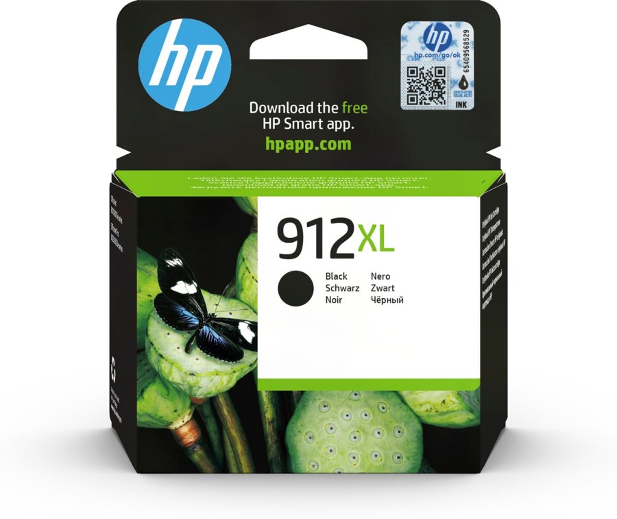 HP 912XL Original Ink-blkpatron med hj kapacitet, sort #1