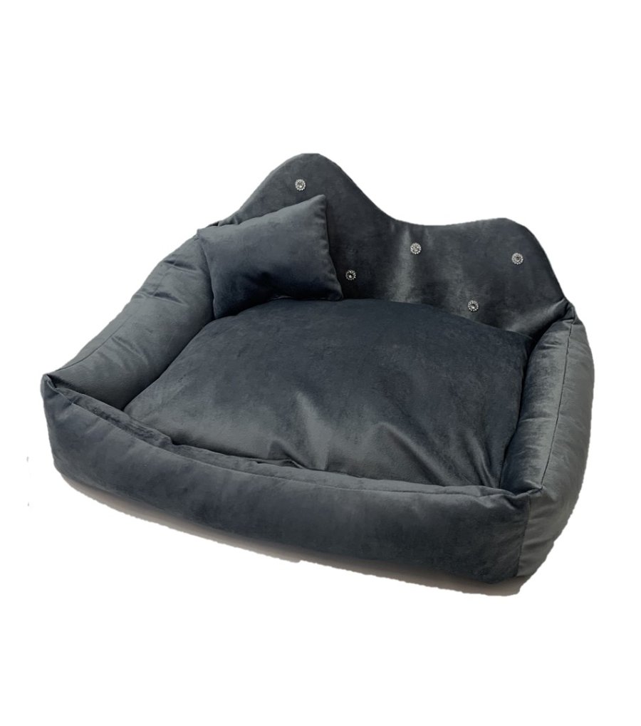 GO GIFT Prince grey L - seng til kledyr - 52 x 42 x 10 cm #1