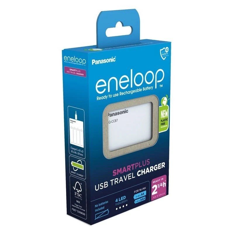 Panasonic Eneloop Smart Plus USB Travel Charger BQ-CC87 ohne Akku #2