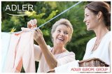 Adler AD 8051 vaskemaskine Top-indlsning 3 kg Bl, Hvid #27