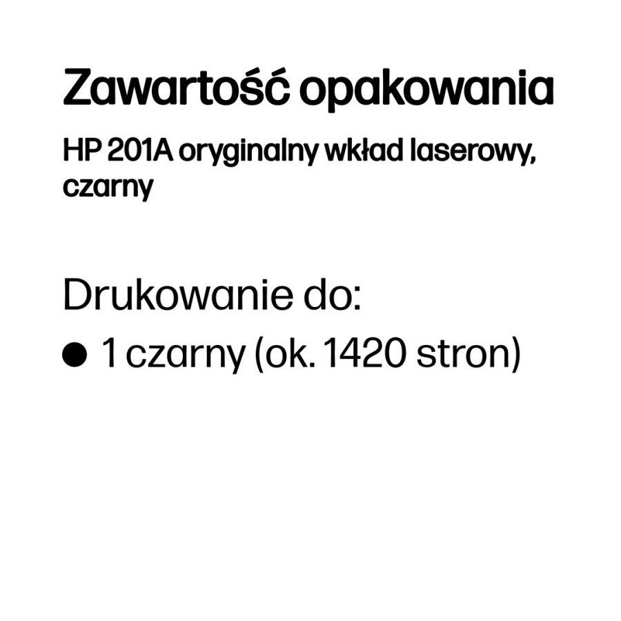 HP Original 201A LaserJet-tonerpatron, sort #4