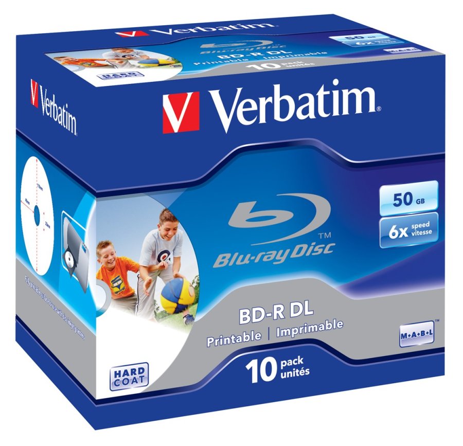 Verbatim 43736 blank Blu-ray disk BD-R 50 GB 10 stk #3