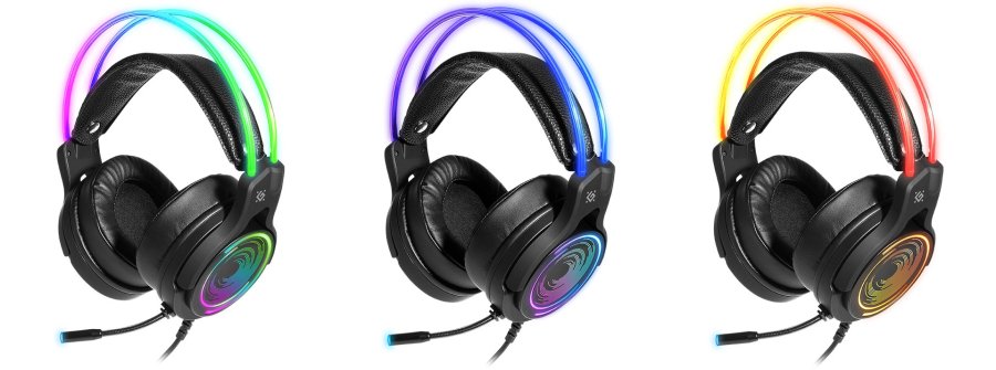 Defender Cosmo Pro Headset Ledningsf�rt Spil Sort #6